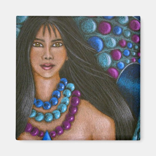 AIMANT AQUAMARINE MÉDIANE (Devant)