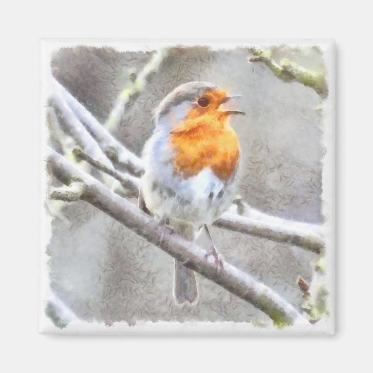 Aimant Aquarelle Angélique Robin (Devant)