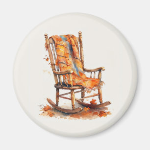 Aimant Aquarelle Autumn Rocking