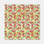 Aimant Aquarelle baie sauvage (Devant)