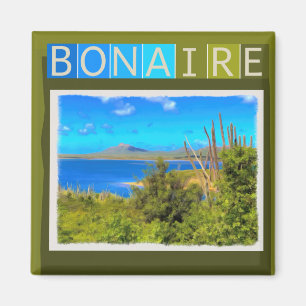Aimant Aquarelle Bonaire