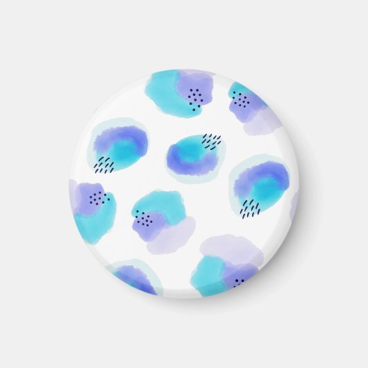 Aimant Aquarelle brosse l'aimant (Devant)