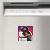 Aimant Aquarelle chrétienne "couverte" (In Situ (Lave-vaisselle))