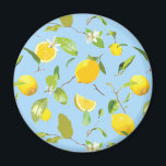 Aimant Aquarelle Citron et Feuilles 3<br><div class="desc">Aquarelle Citron et Feuilles 3</div>