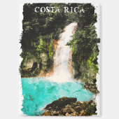 Aimant Aquarelle colorée Costa Rica Nature (Recto)