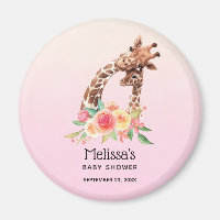 Aquarelle Cute Giraffe Maman & Baby shower