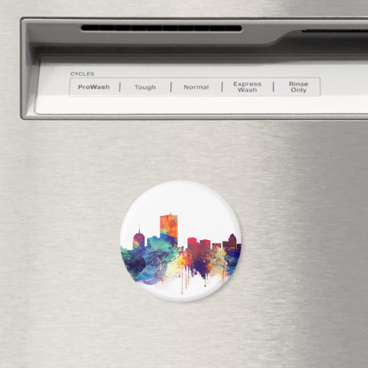 Aimant Aquarelle de Boston (In Situ (Lave-vaisselle))