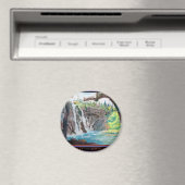 Aimant Aquarelle de Burney Falls (In Situ (Lave-vaisselle))