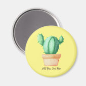 Aimant Aquarelle de Cactus - T-shirt pour les amoureux Pl (Recto/Verso)