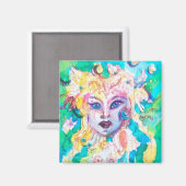 Aimant Aquarelle de l'Imaginaire de la table FAIRY (Recto/Verso)