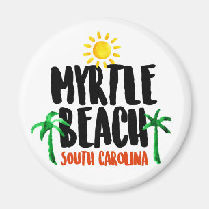 Aimant Aquarelle de Myrtle Beach