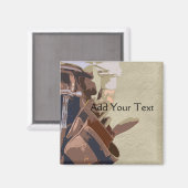 Aimant Aquarelle des outils Handyman (Recto/Verso)