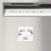 Aimant Aquarelle face maquillage (In Situ (Lave-vaisselle))