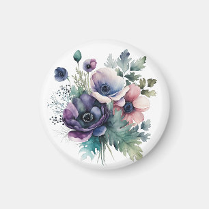 Aimant Aquarelle florale