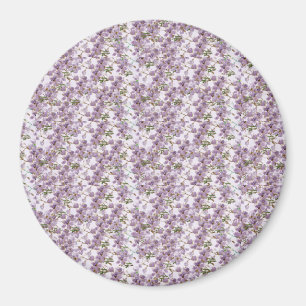 Aimant Aquarelle Florale Lavande