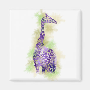 Aimant Aquarelle Giraffe 1