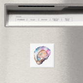 Aimant Aquarelle Huître (In Situ (Lave-vaisselle))