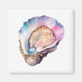 Aimant Aquarelle Huître