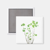 Aimant Aquarelle intérieure verte (Recto/Verso)