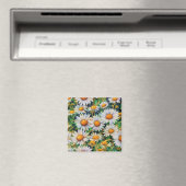 Aimant Aquarelle Jardin Fleurs Faisy (In Situ (Lave-vaisselle))