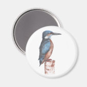 Aimant Aquarelle Kingfisher (Recto/Verso)