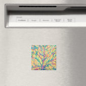 Aimant Aquarelle Leaf Leaf Custom Magic (In Situ (Lave-vaisselle))
