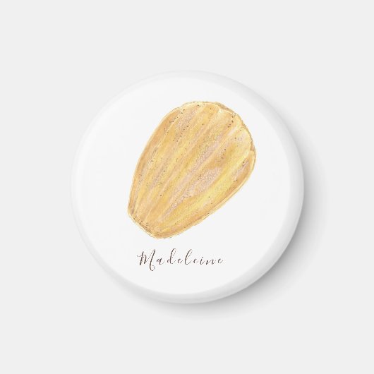 Aimant Aquarelle Madeleine (Devant)