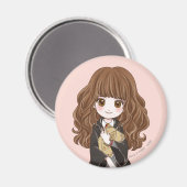 Aimant Aquarelle magique Hermione Granger (Recto/Verso)