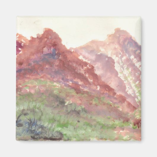 Aimant Aquarelle naturelle (Devant)