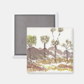 Aimant Aquarelle naturelle (Recto/Verso)