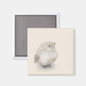 Aimant Aquarelle numérique Baby Sparrow (Recto/Verso)