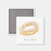 Aimant Aquarelle Paris-Brest (Recto/Verso)