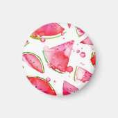 Aimant Aquarelle pastèque 1 (Devant)