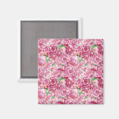 Aimant Aquarelle Pink Peonies (Recto/Verso)