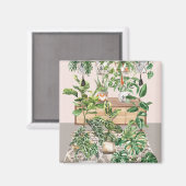 Aimant Aquarelle Plantes tropicales (Recto/Verso)