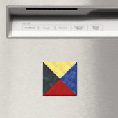 Aimant Aquarelle Signal nautique Pavillon maritime (In Situ (Lave-vaisselle))