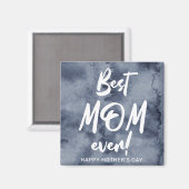 Aimant aquarelle splash meilleure mère jamais mère's day (Recto/Verso)