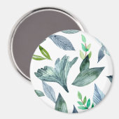 Aimant Aquarelle tombée feuille 11 (Recto/Verso)