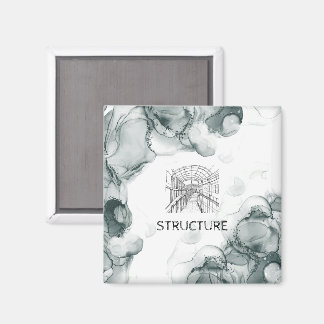 Aimant Aquarelle ton Leeds