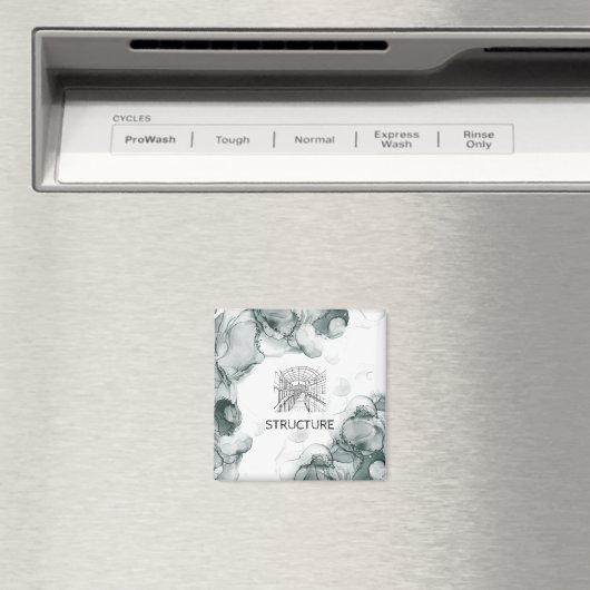 Aimant Aquarelle ton Leeds (In Situ (Lave-vaisselle))