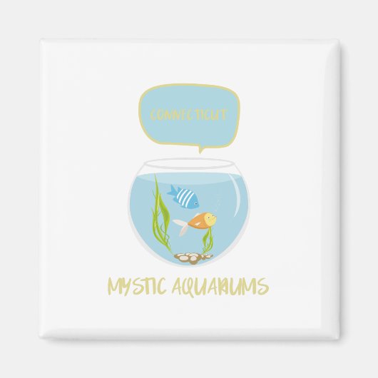 Aimant Aquariums Mystiques Connecticut (Devant)