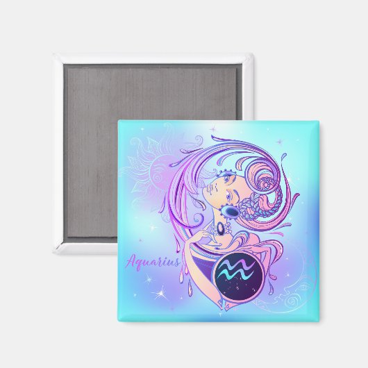 Aimant Aquarius  (Recto/Verso)