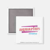 Aimant Aquarius rose (Recto/Verso)
