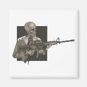 Aimant AR-15 Squelette magnétique (Devant)