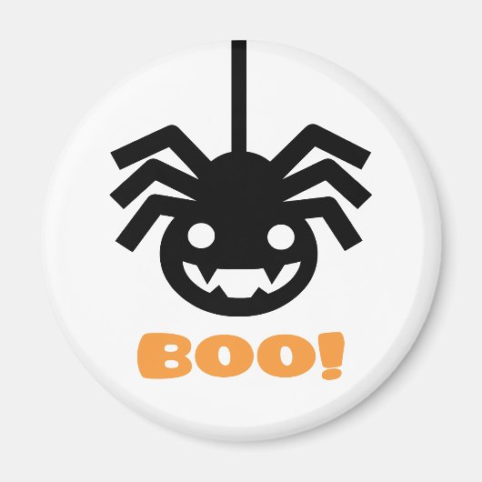 Aimant Araignée d'Halloween (Devant)