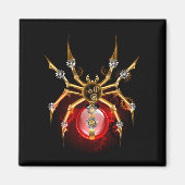 Aimant Araignée en vapeur noire (Devant)