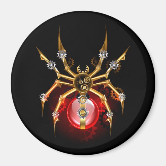 Aimant Araignée en vapeur noire (Devant)
