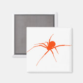 Aimant Araignée orange (Recto/Verso)