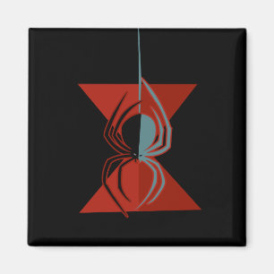Aimant Araignée rouge de sablier