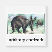 Aimant arbitraire aardvark (Devant)